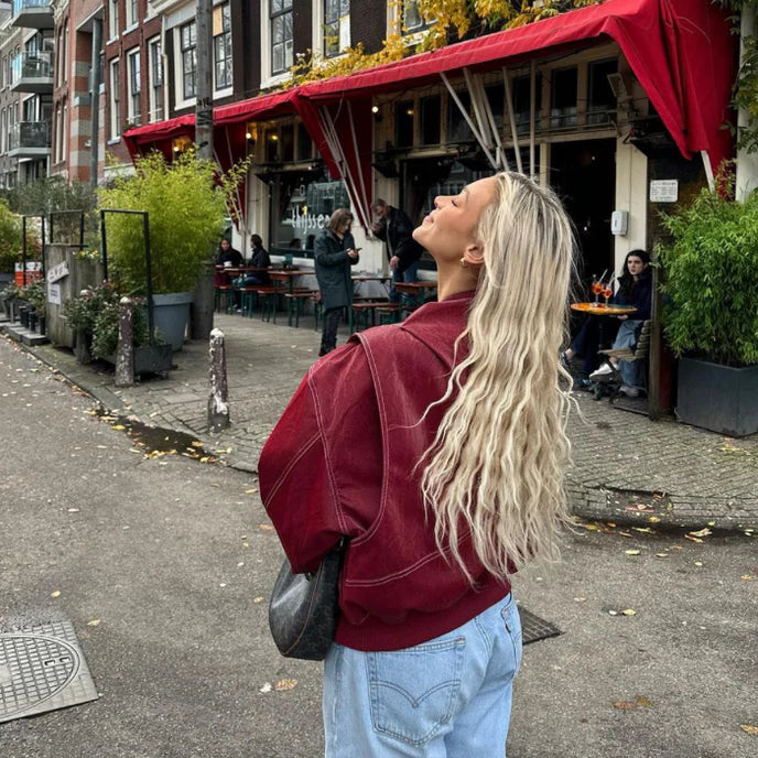 Oversized Leren Jas Dames 11