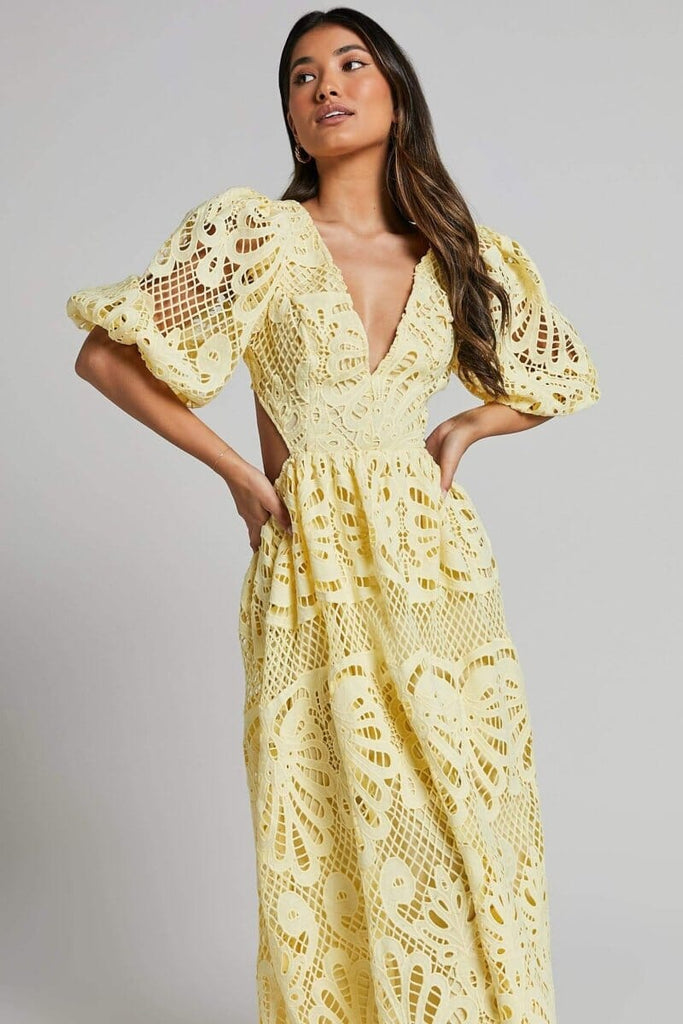 Dames Jurk V-Hals Elegant 2